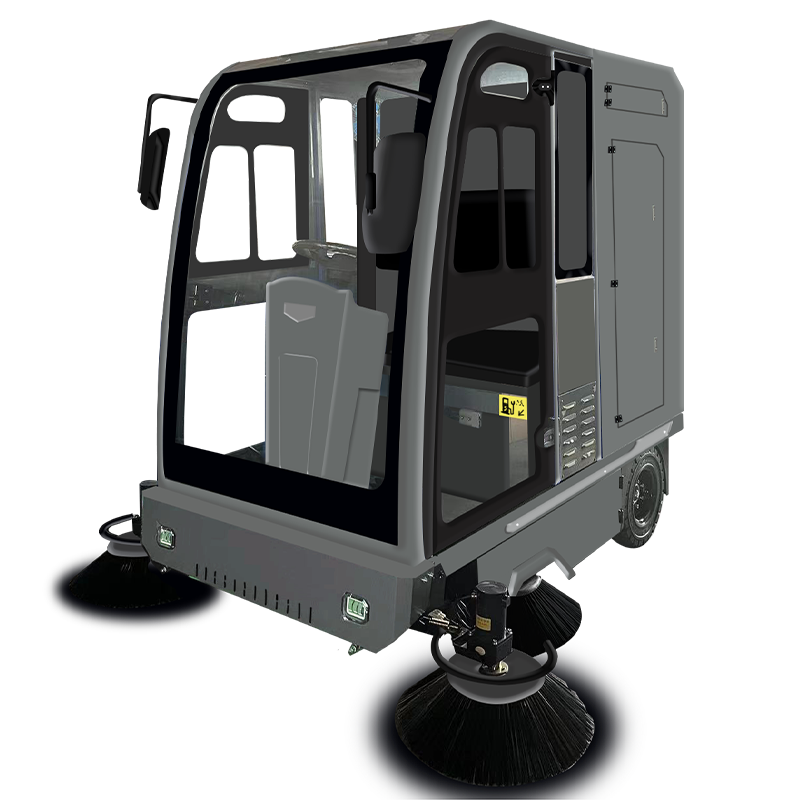 Spazzatrice stradale elettrica ad alta efficienza S22-4F con scocca verniciata a spruzzo