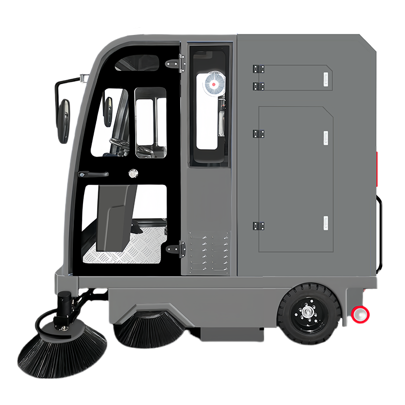 Spazzatrice stradale elettrica ad alta efficienza S22-4F con scocca verniciata a spruzzo