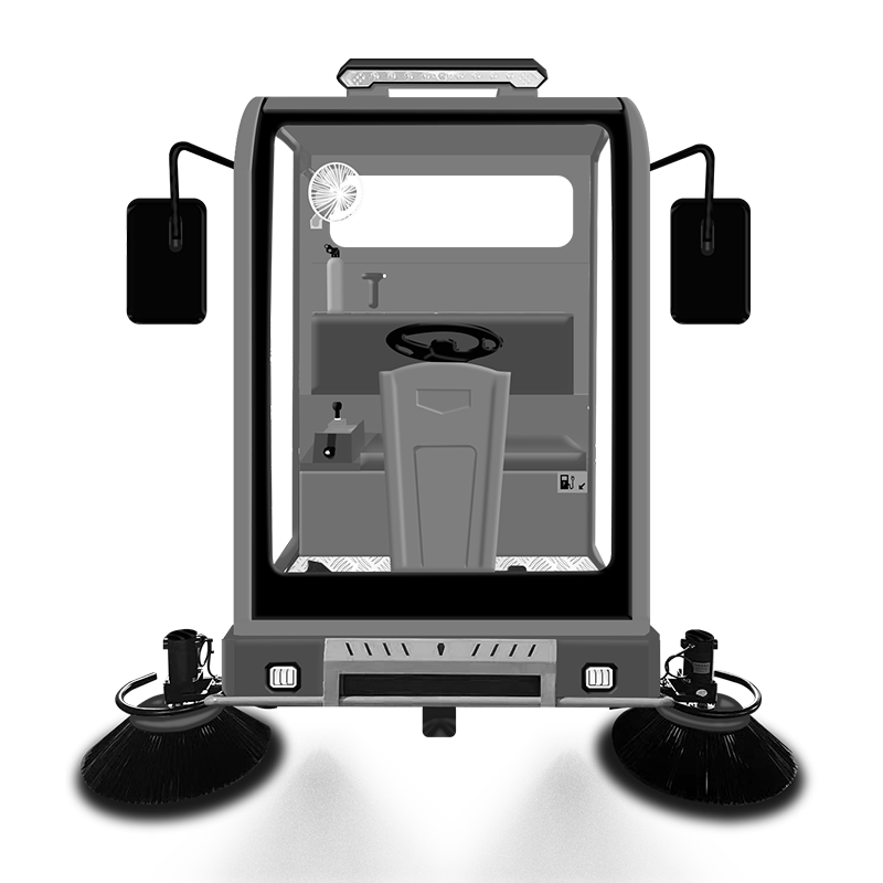 Schermo LED posteriore S24 con spazzatrice uomo a bordo con pompa ad alta pressione da 1500 W