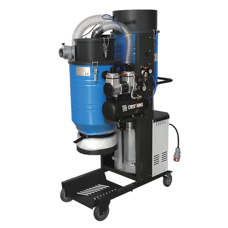 Aspirapolvere con sacco a turbina trifase a doppio cilindro serie SW